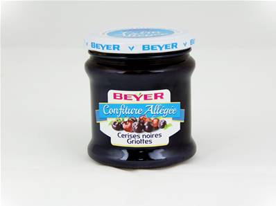 Confiture Extra Allégée Cerises Noires-Griottes