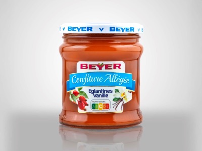 Confiture Extra Allégée Eglantines-Vanille