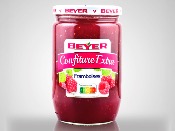 Confiture Extra Framboises 740g