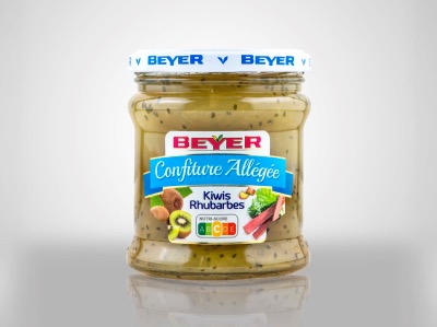 Confiture Extra Allégée Kiwis-Rhubarbes