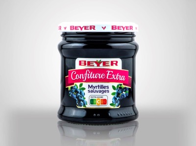 Confiture Extra Myrtilles Sauvages 370g
