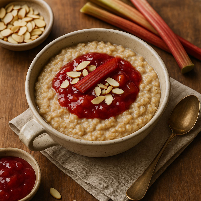 Porridge rhubarbe Beyer