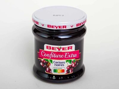 Confiture Extra Cerises noires 370g