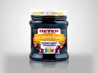 Cerises Noires denoyautées préservées 32cl