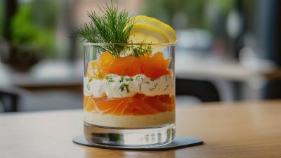 Verrine Saumon Orange Amre