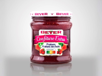 Confiture Extra Fraises-Fraises des Bois 370g