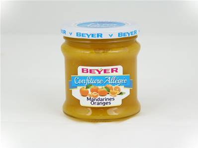 Confiture Extra Allégée Mandarines-Oranges Douces