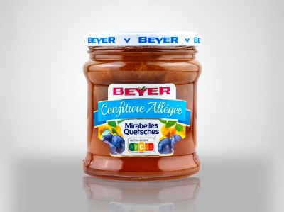 Confiture Extra Allégée Mirabelles-Quetsches