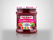 Confiture Extra Fraises-Rhubarbes 370g