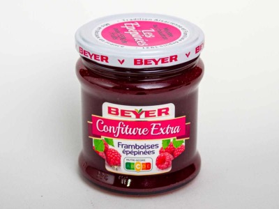 Confiture Extra Framboises Epépinées 370g